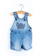Osh Kosh Denim Dungaree Shorties - Age 9 months