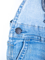 Osh Kosh Denim Dungaree Shorties - Age 9 months