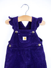 Load image into Gallery viewer, Carhartt Purple Cord Dungarees - Age 3-6 months
