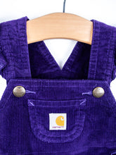 Load image into Gallery viewer, Carhartt Purple Cord Dungarees - Age 3-6 months

