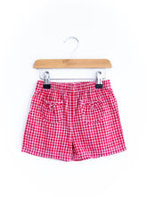 Load image into Gallery viewer, Vintage Red Gingham Check Shorts - Age 2T
