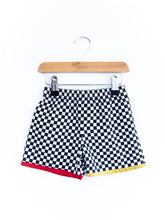 Load image into Gallery viewer, Vintage Black &amp; White Checkerboard Shorts - Age 18-24 months

