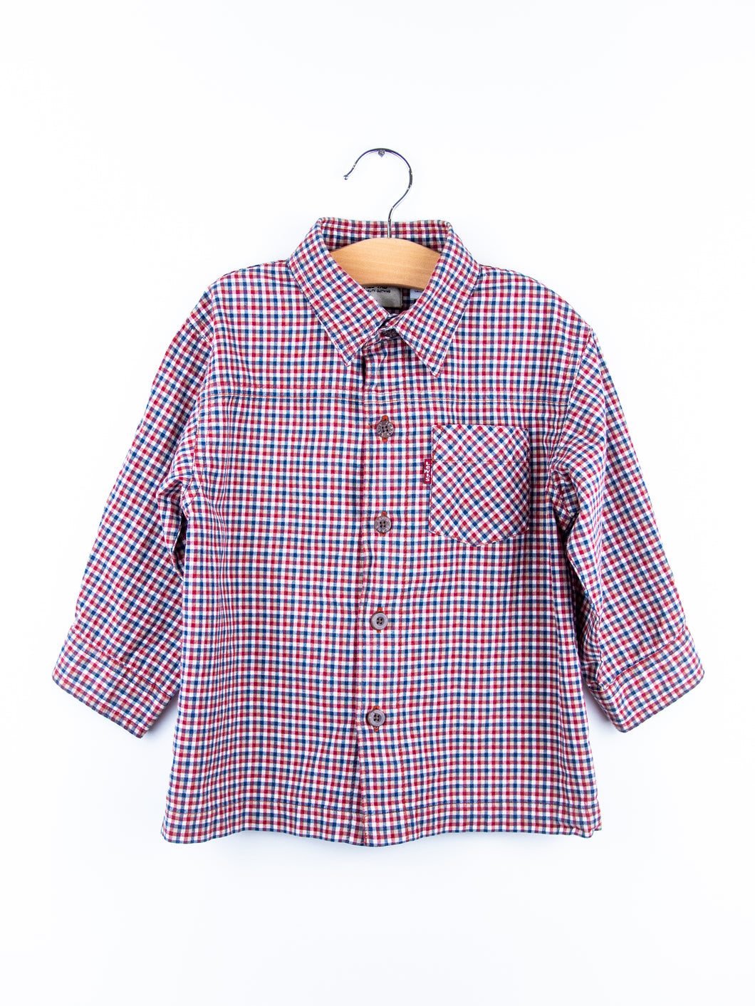 Levi's Red & Navy Check Shirt - Age 2T