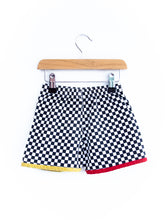 Load image into Gallery viewer, Vintage Black &amp; White Checkerboard Shorts - Age 18-24 months

