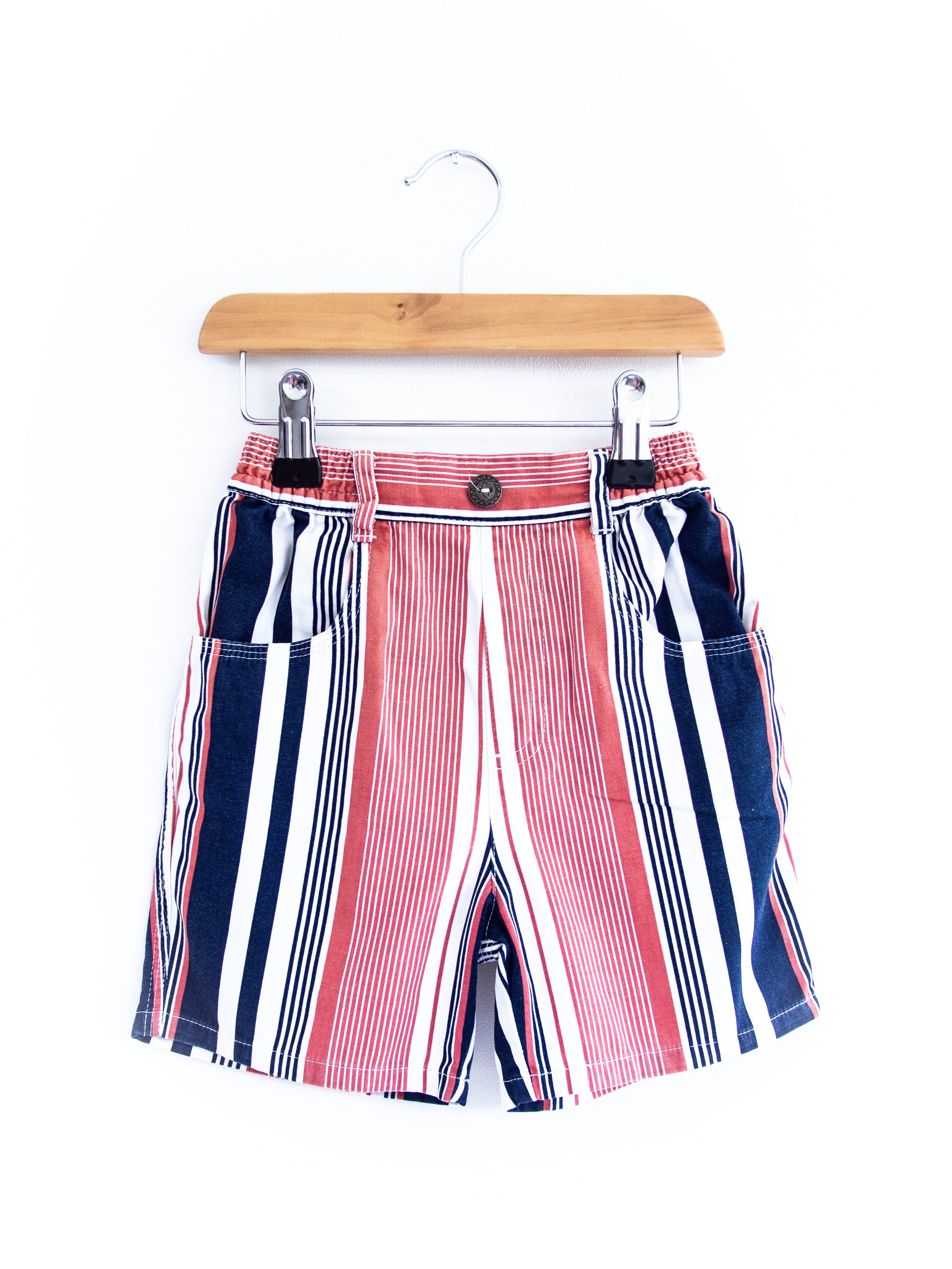 Vintage Adams Stripe Shorts - Age 18-24 months