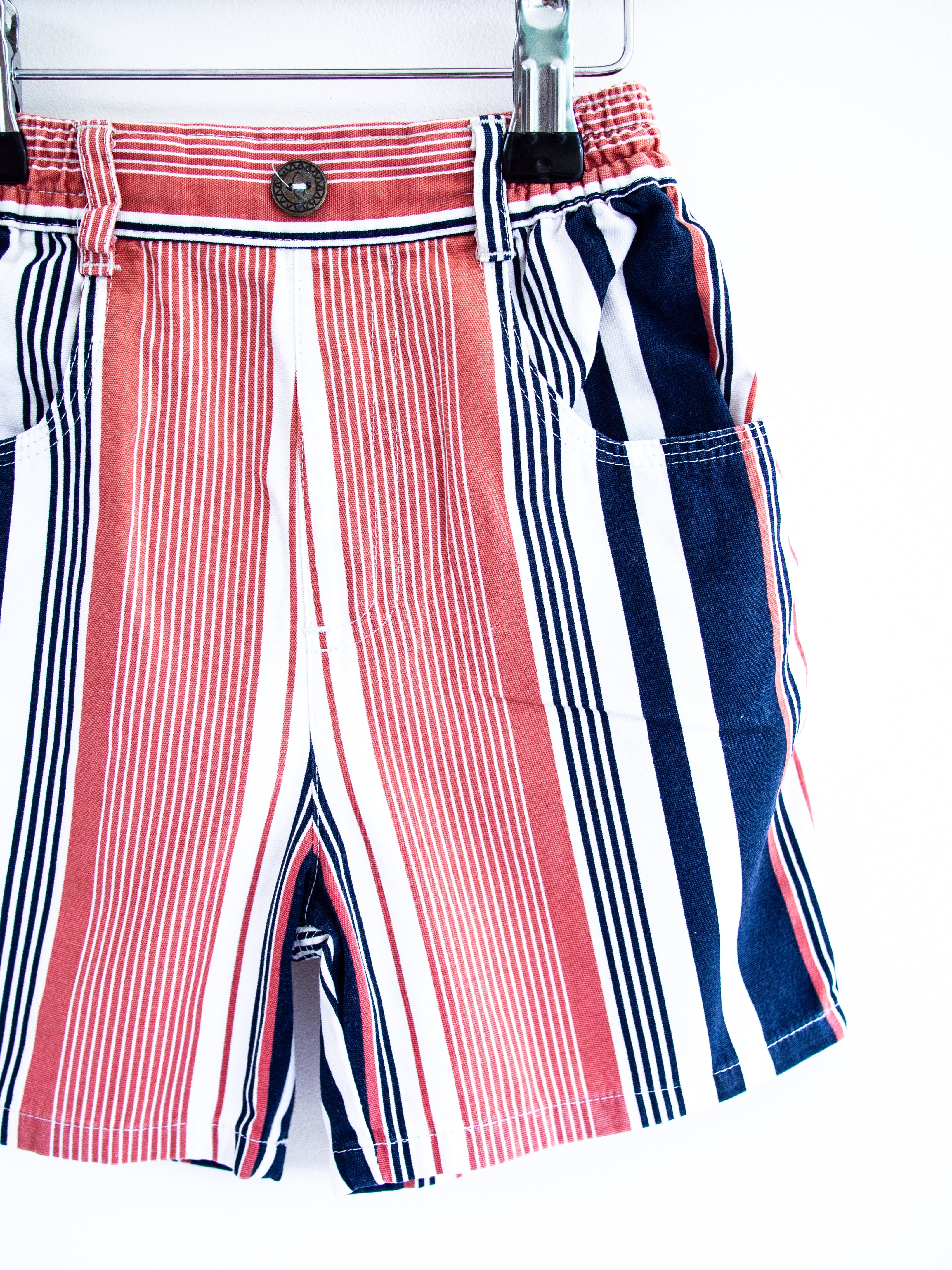 Vintage Adams Stripe Shorts - Age 18-24 months