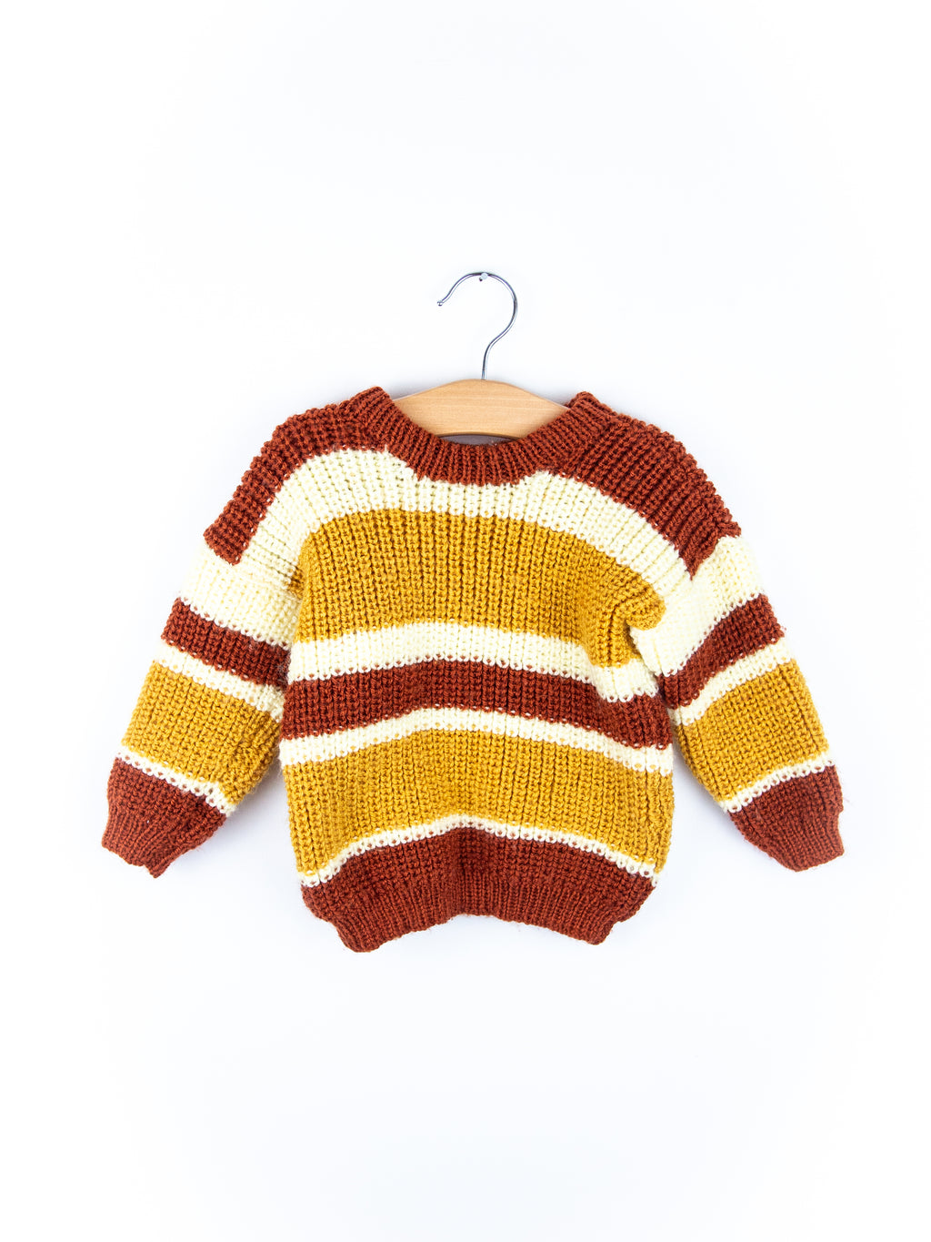 Vintage Stripe Knit Jumper - Age 12-18 months