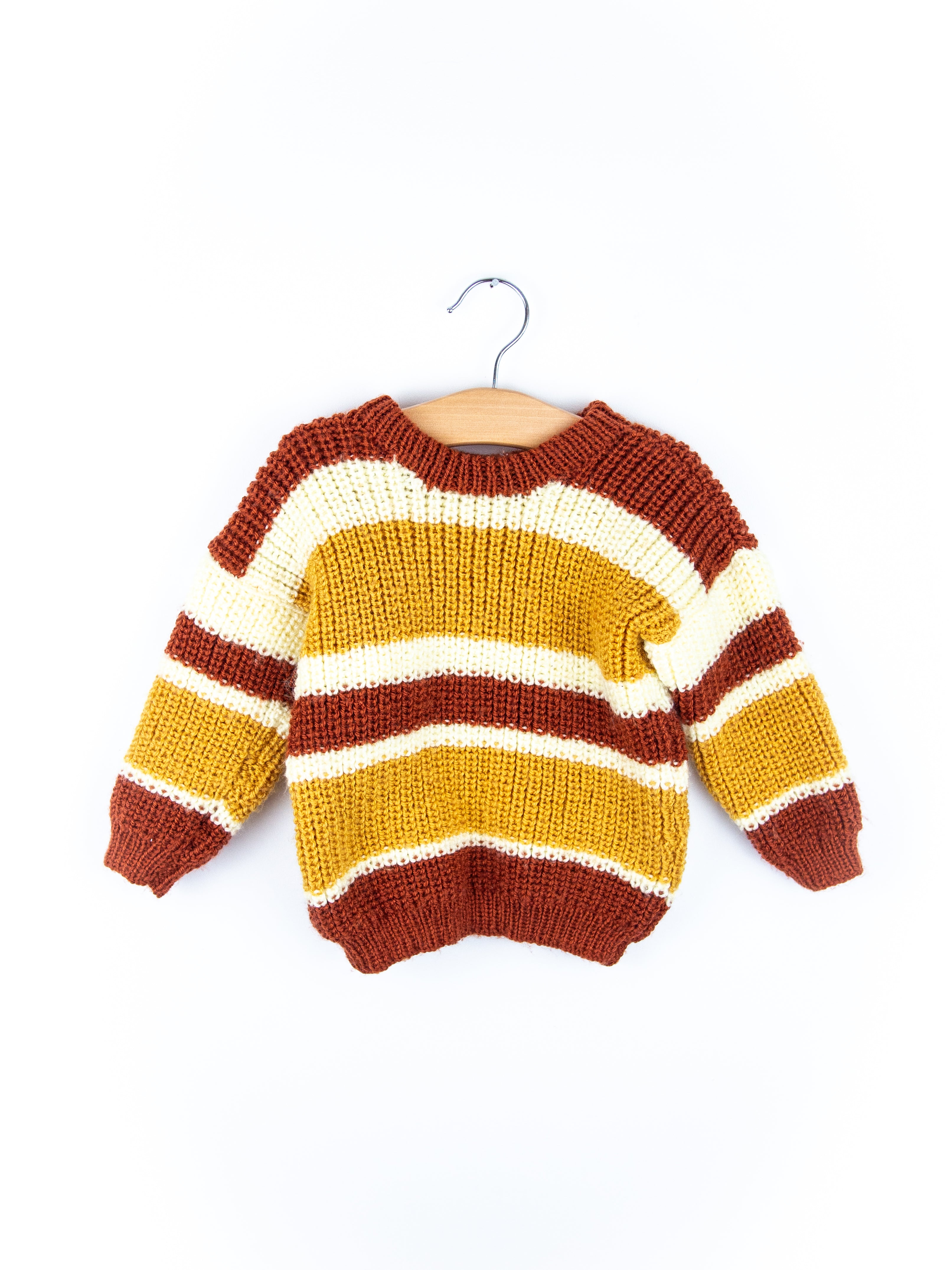 Vintage Stripe Knit Jumper - Age 12-18 months