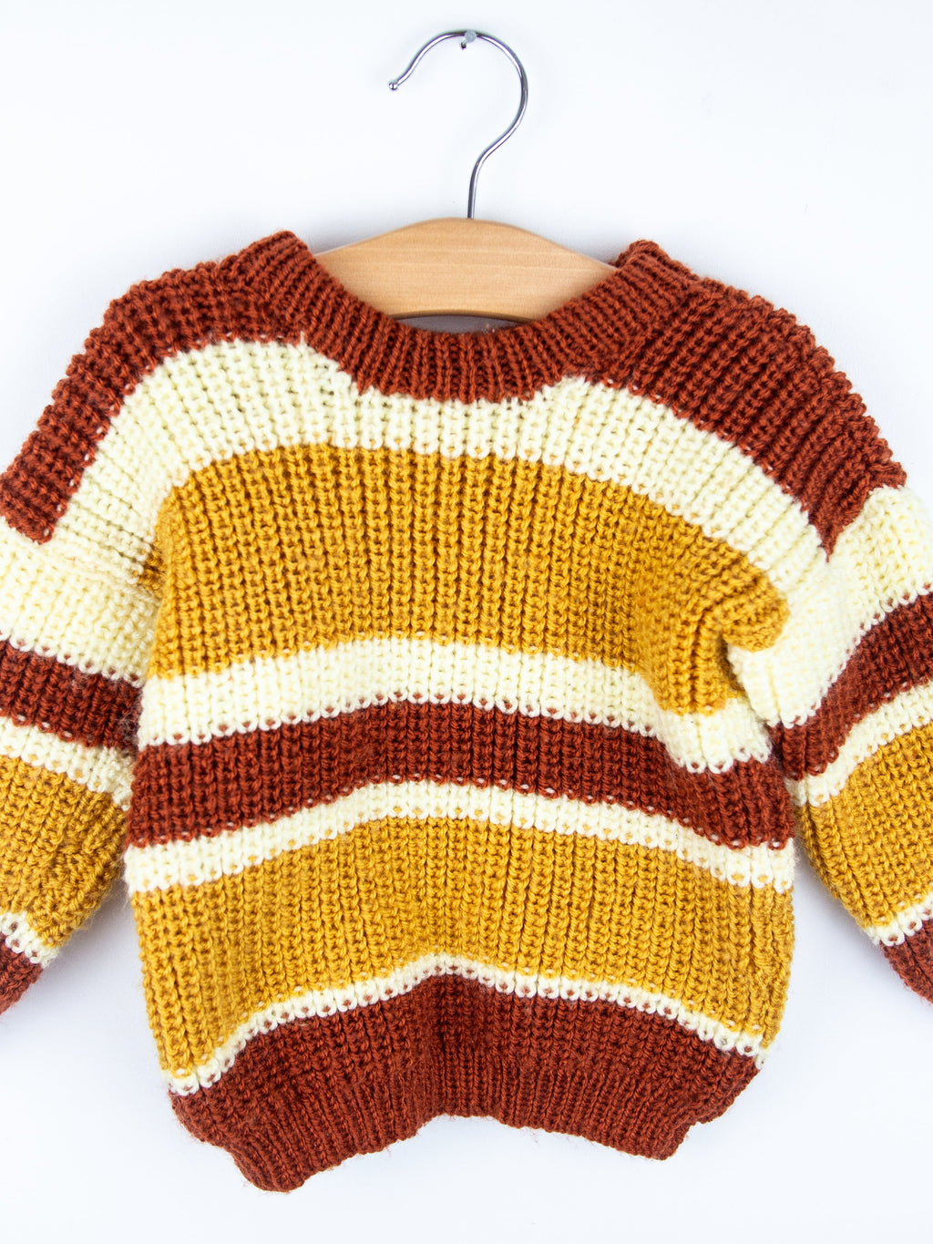 Vintage Stripe Knit Jumper - Age 12-18 months