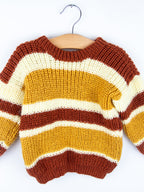 Vintage Stripe Knit Jumper - Age 12-18 months