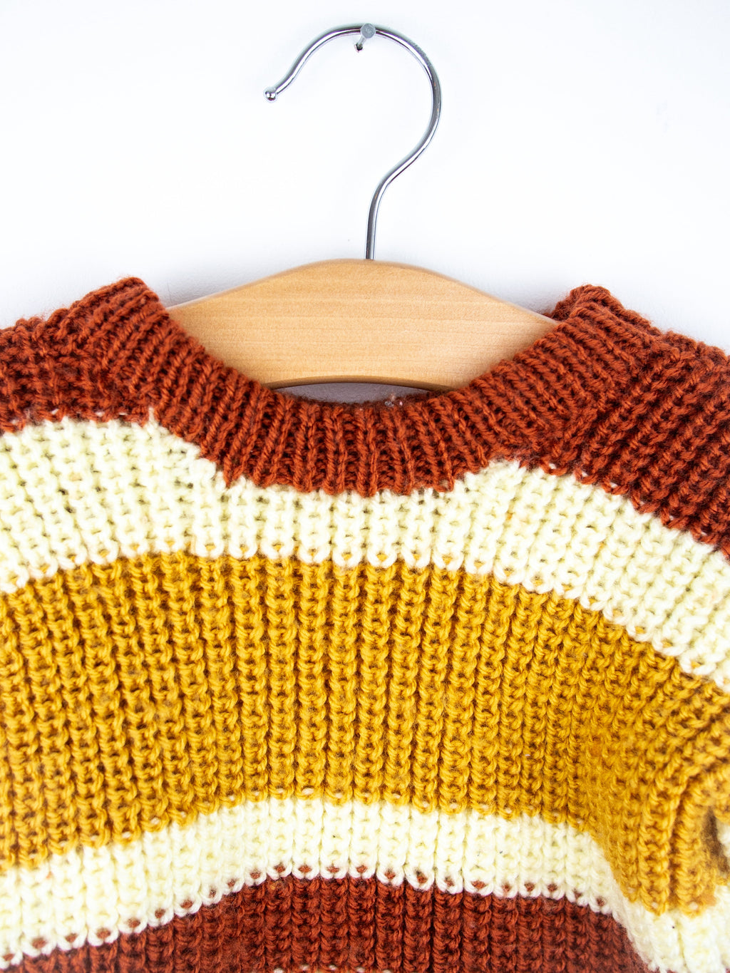 Vintage Stripe Knit Jumper - Age 12-18 months