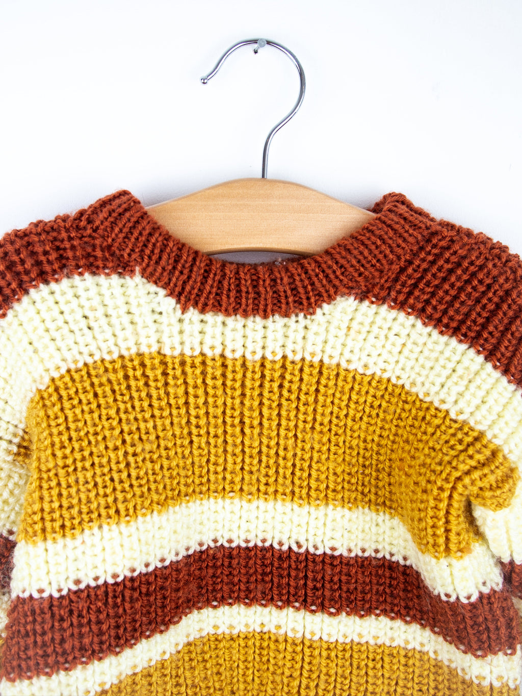 Vintage Stripe Knit Jumper - Age 12-18 months