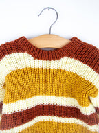 Vintage Stripe Knit Jumper - Age 12-18 months