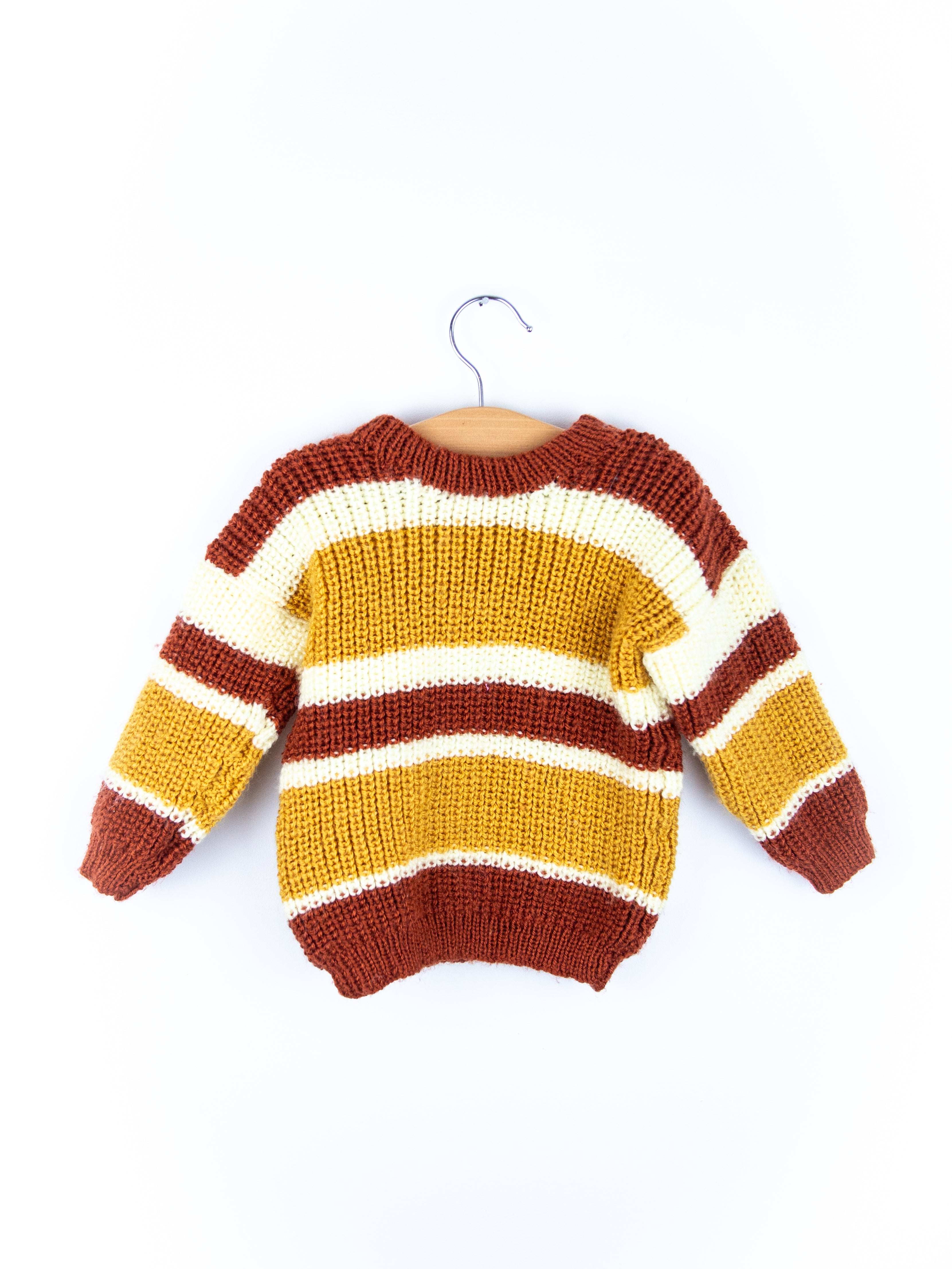 Vintage Stripe Knit Jumper - Age 12-18 months