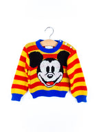 Vintage Mickey Mouse Knit Jumper - Age 12 months