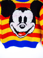Vintage Mickey Mouse Knit Jumper - Age 12 months