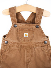 Load image into Gallery viewer, Carhartt Brown Dungaree Shorties - Age 9 months
