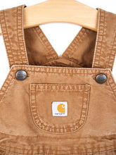 Load image into Gallery viewer, Carhartt Brown Dungaree Shorties - Age 9 months
