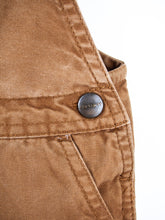 Load image into Gallery viewer, Carhartt Brown Dungaree Shorties - Age 9 months
