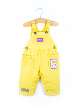 Load image into Gallery viewer, Osh Kosh Vintage Yellow Dungarees - Age 6 months
