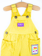 Load image into Gallery viewer, Osh Kosh Vintage Yellow Dungarees - Age 6 months

