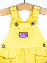 Load image into Gallery viewer, Osh Kosh Vintage Yellow Dungarees - Age 6 months
