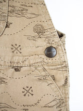 Load image into Gallery viewer, Carhartt Map Print Dungaree Shorties - Age 9 months
