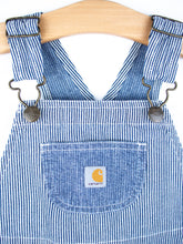 Load image into Gallery viewer, Carhartt Chambray Stripe Dungaree Shorties - Age 2T
