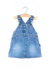 Load image into Gallery viewer, Osh Kosh Denim Dungaree Dress - Age 18 months
