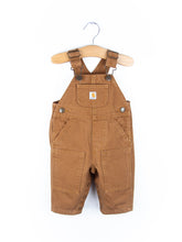 Load image into Gallery viewer, Carhartt Brown Canvas Dungarees - Age 3 months
