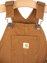 Load image into Gallery viewer, Carhartt Brown Dungaree Shorties - Age 24 months
