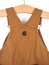 Load image into Gallery viewer, Carhartt Brown Dungaree Shorties - Age 24 months
