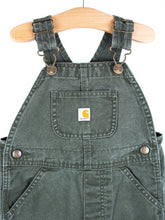 Load image into Gallery viewer, Carhartt Forest Green Canvas Dungarees - Age 3T
