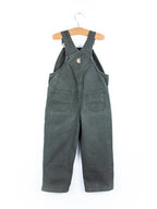 Carhartt Forest Green Canvas Dungarees - Age 3T