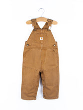 Load image into Gallery viewer, Carhartt Brown Canvas Dungarees - Age 18 months
