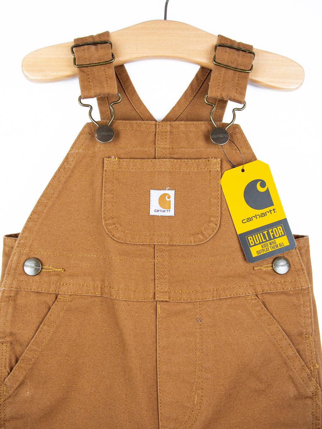 Carhartt Brown Canvas Dungarees - NEW WITH TAGS