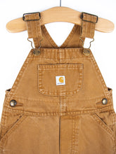 Load image into Gallery viewer, Carhartt Brown Canvas Dungarees - Age 18 months
