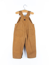 Load image into Gallery viewer, Carhartt Brown Canvas Dungarees - Age 18 months
