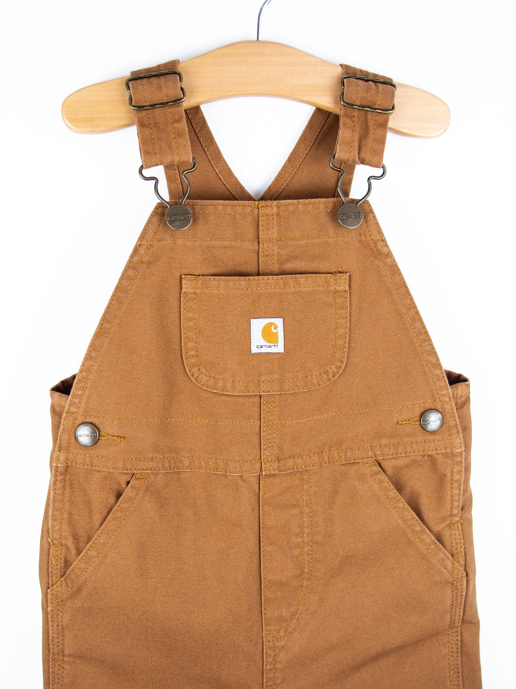 Carhartt Brown Canvas Dungarees