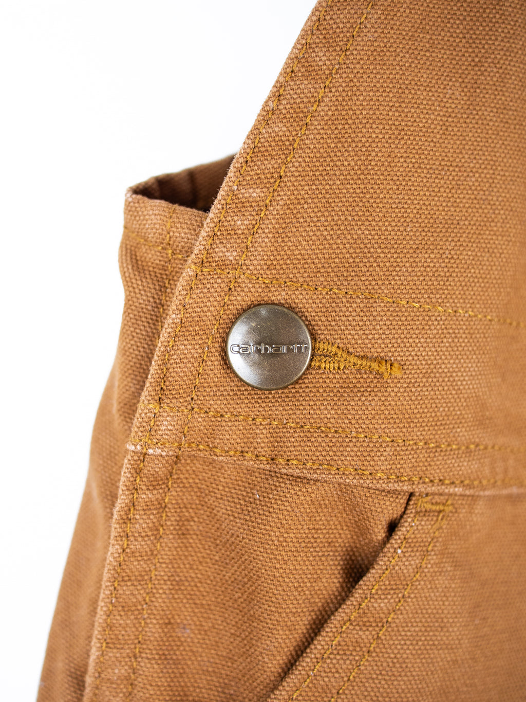 Carhartt Brown Canvas Dungarees