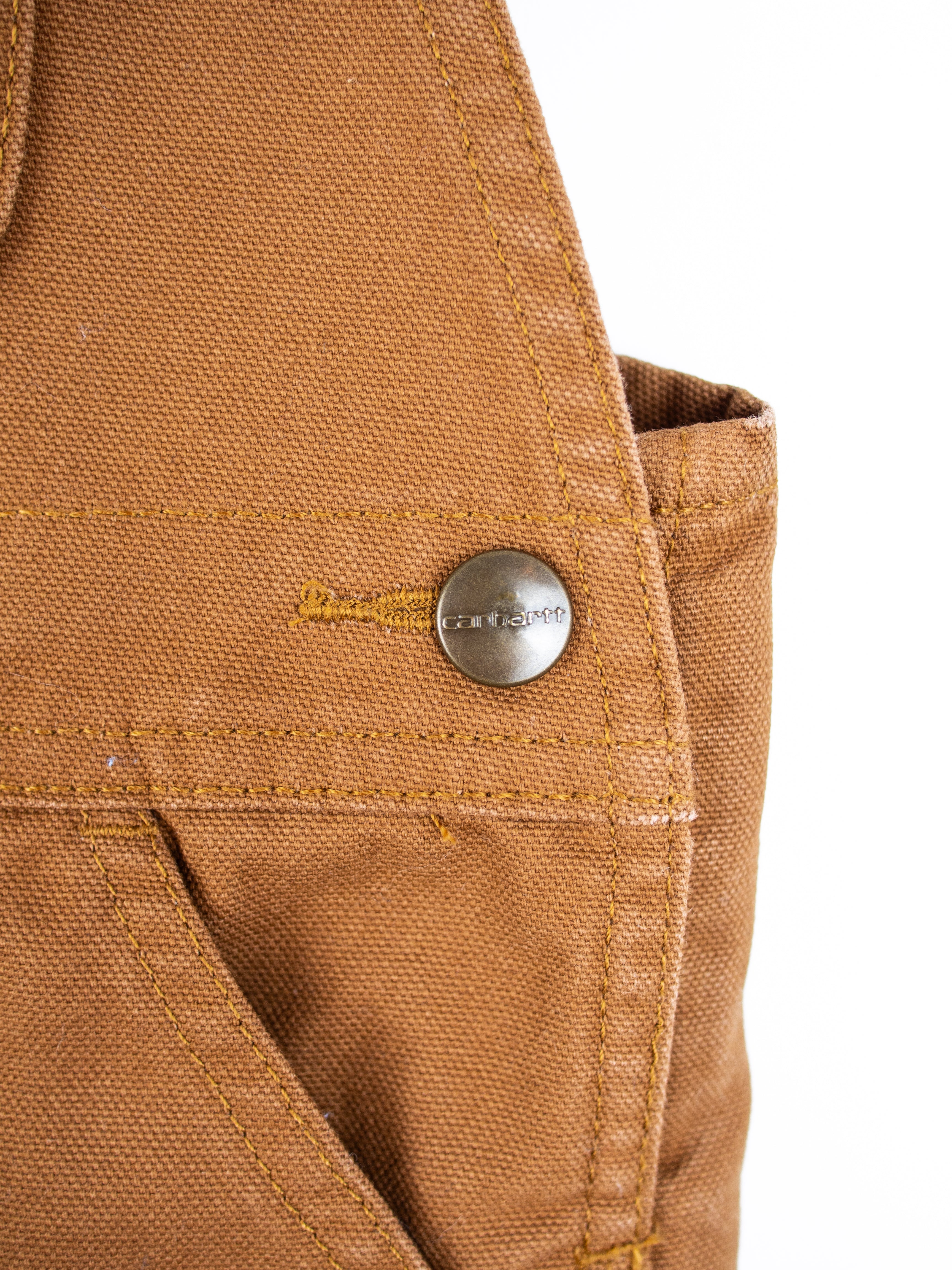 Carhartt Brown Canvas Dungarees
