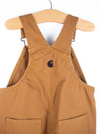 Carhartt Brown Canvas Dungarees