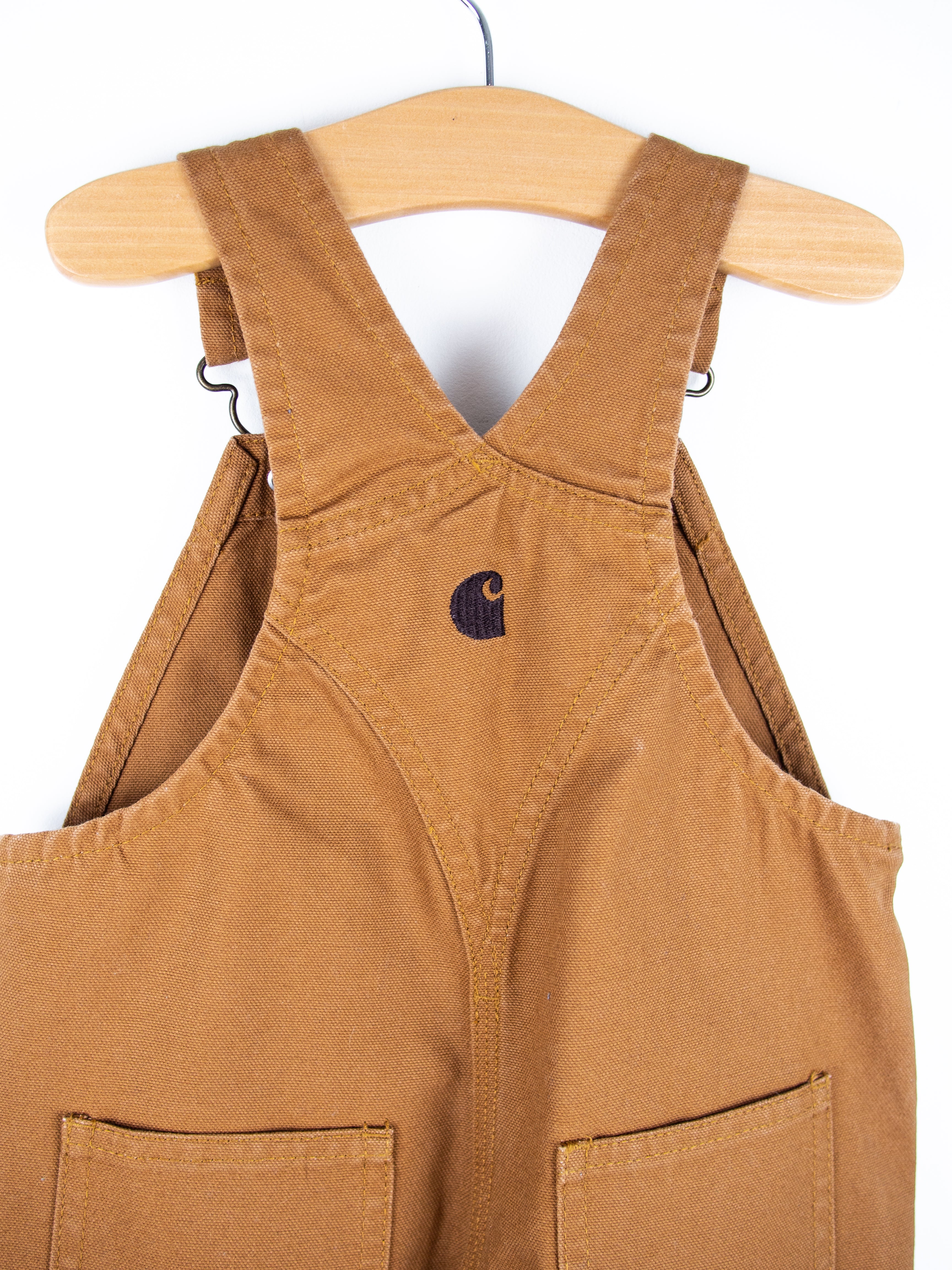 Carhartt Brown Canvas Dungarees