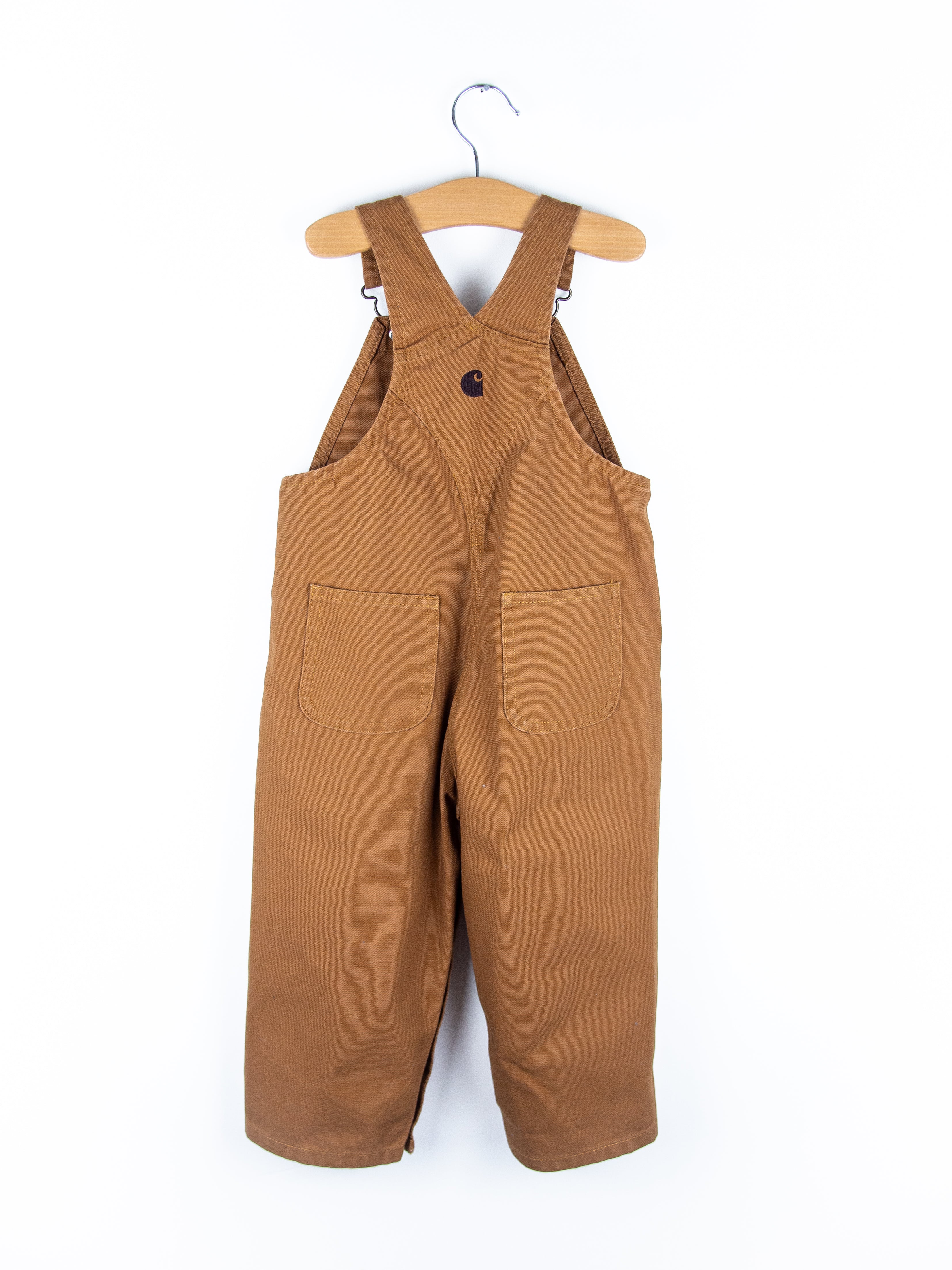 Carhartt Brown Canvas Dungarees
