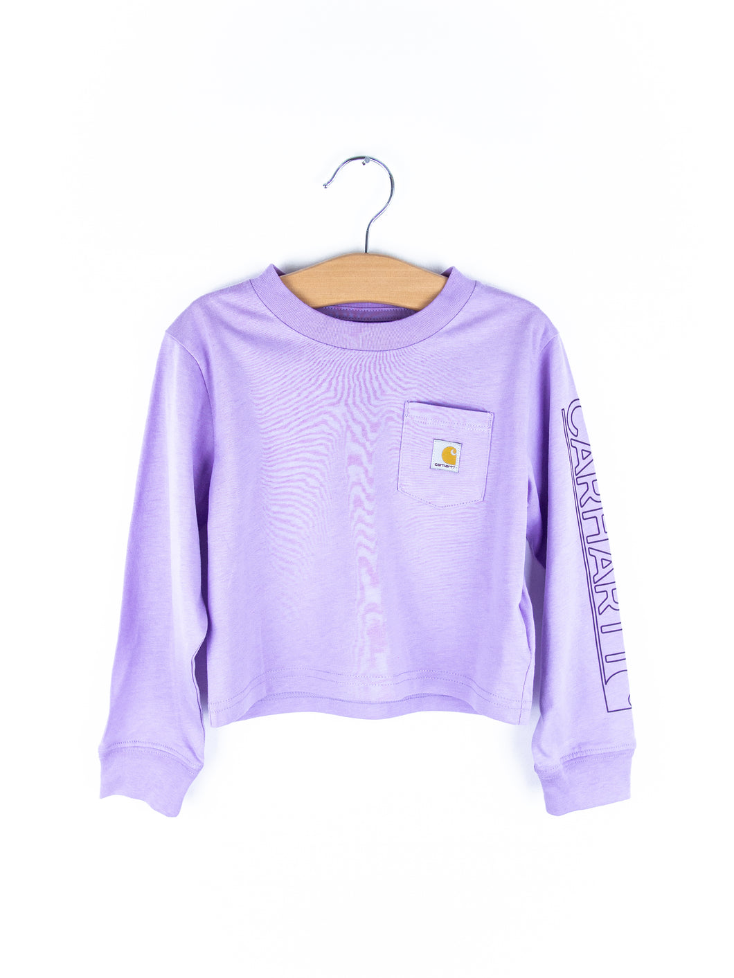 Carhartt Lilac Long Sleeve Tee - Age 18-24 months / Age 3-4 years