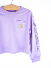 Load image into Gallery viewer, Carhartt Lilac Long Sleeve Tee - Age 18-24 months / Age 3-4 years
