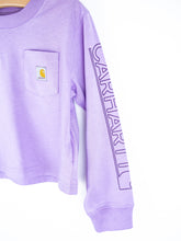 Load image into Gallery viewer, Carhartt Lilac Long Sleeve Tee - Age 18-24 months / Age 3-4 years

