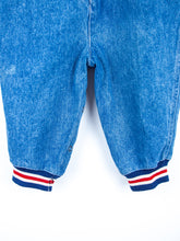 Load image into Gallery viewer, Vintage Denim &amp; Jersey Sport Boiler Suit - Age 12-18 months
