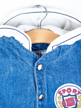 Load image into Gallery viewer, Vintage Denim &amp; Jersey Sport Boiler Suit - Age 12-18 months
