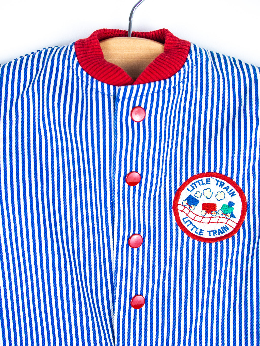 Vintage Little Train Stripe Boiler Suit - Age 3 months